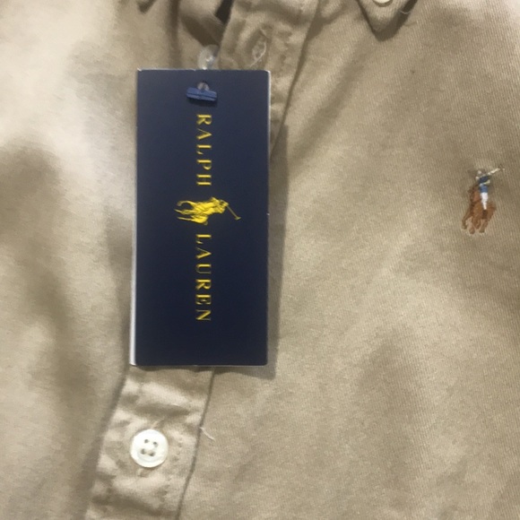 Girls , size 12 , khaki Ralph Lauren dress with tags - Picture 3 of 4